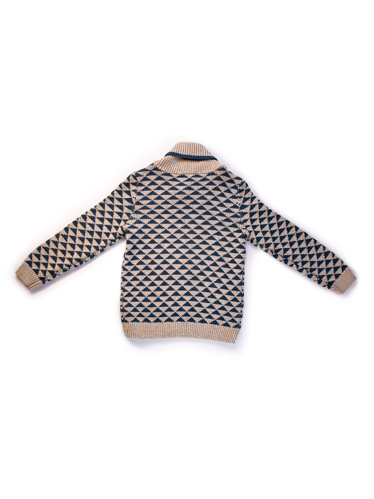 Sergeant Major Blue Diamond Cardigan Sweater