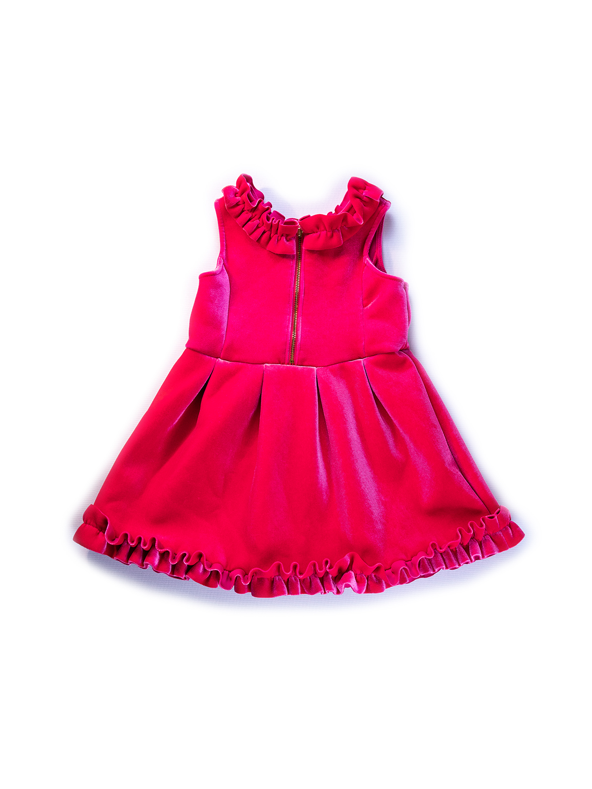 Genuine Kids Bright Pink Ruffled Dress