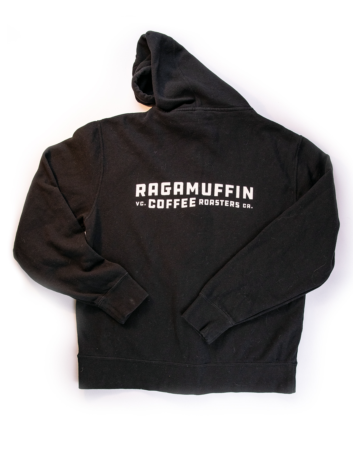 Ragamuffin Soft Black Zip-up Hoodie