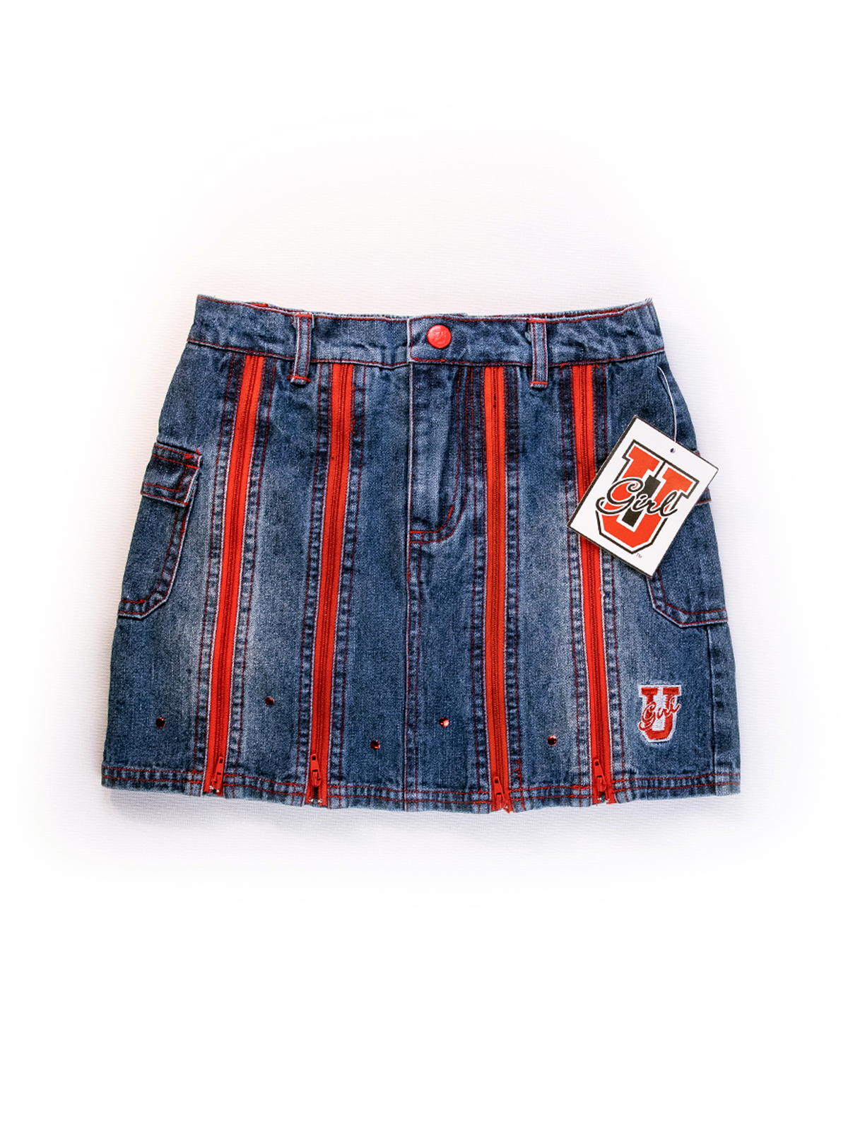 U Girl Denim Mini Skirt