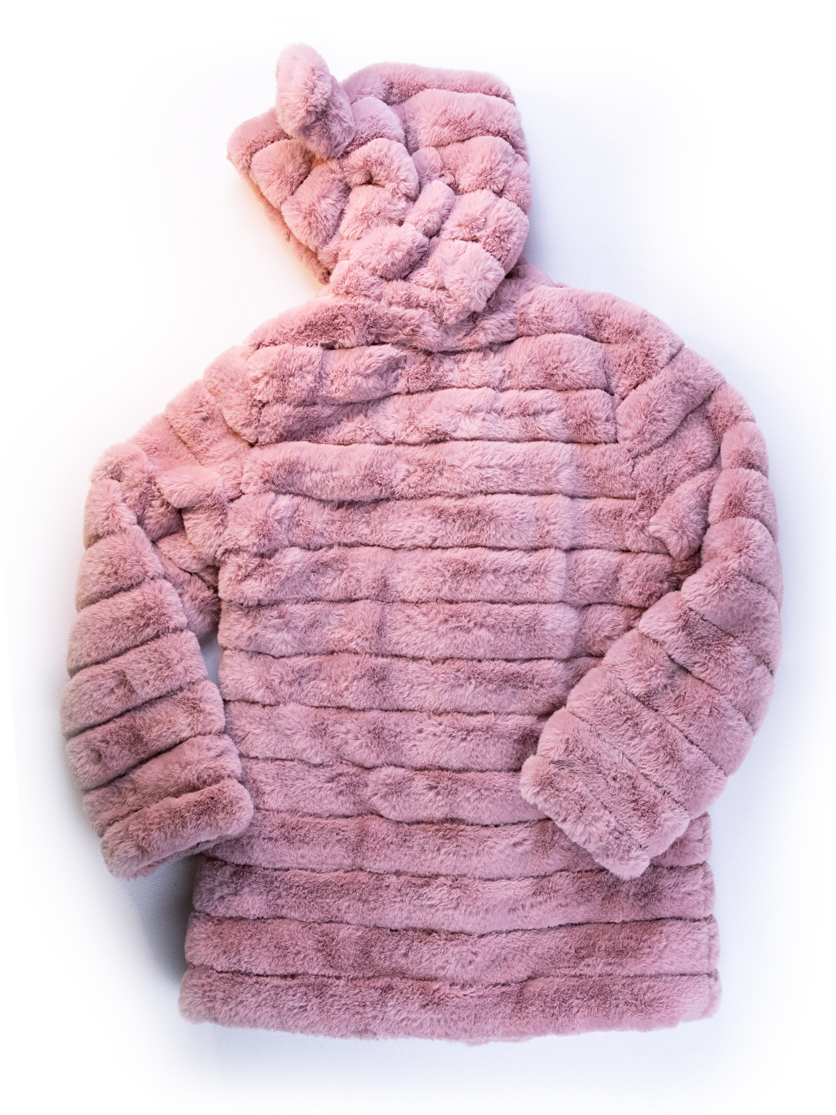 Pink Faux-Fur Coat