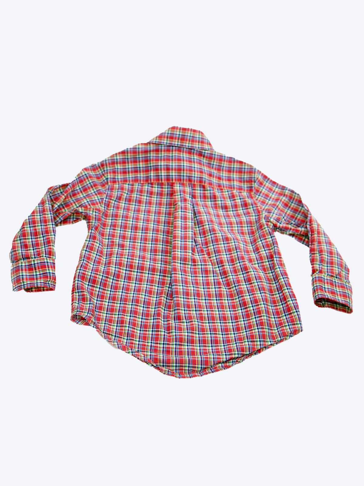 Ralph Lauren Classic Plaid Button-Down Shirt