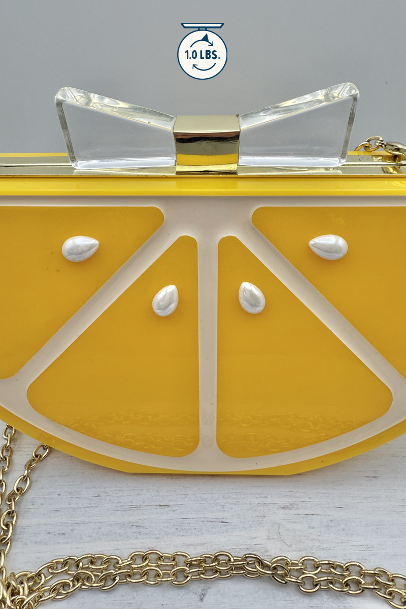 Lemon Wedge Clutch